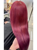 スタイル 横浜(STYLE)&nbsp;【金光】ダブルカラー/１ブリーチ/中明度/レッド