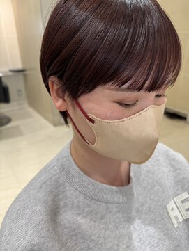 クララ ヒロシマセカンドフロア(CLALA Hiroshima 2nd floor) 秋冬カラー　ショートヘアスタイル