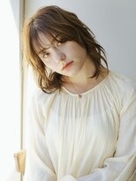 フレイムス ヘアアンドリラックス 南越谷店(Frames hair&relax) 大人可愛いウルフミディ20代30代40代◎前髪あり小顔レイヤー成増