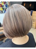 全体ブリーチしてもナチュラルに見える3Dカラー【延山styling】