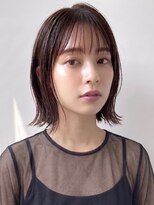 リビュー(re view) くびれボブ/切りっぱなし/フェイスレイヤー/シースルー バング