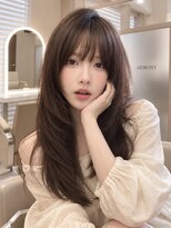メラ 原宿(MELA) 【韓国レイヤーカット】暗髪でも艶っぽく柔らかいロングヘア