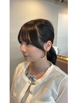 カルパ(calpa)&nbsp;結ぶ事が多い方にオススメ！小顔効果のある顔まわりカット