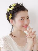 【下北沢＊I'll b hair＊】編み込み流し前髪♪後れ毛アレンジ