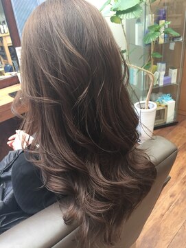 ヘアールーム グリン(Hair room GRin) GRin×パープルベージュ