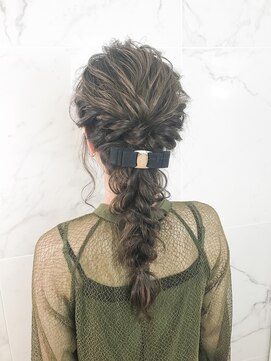 アヴァンスクロス あべのルシアス店(AVANCE.CROSS) 編みおろしスタイル