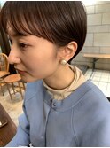 『真通知弘』シンプルにまとまるショートボブ。