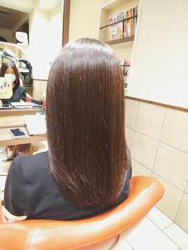 ネオリーブチノ 登戸店(Neolive cino) 髪質改善 酸熱TR ハホニコラメラメTR ロング ツヤ髪