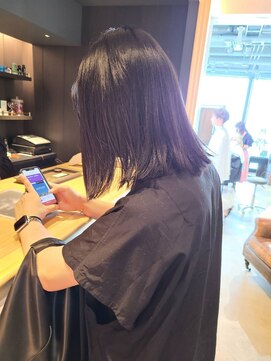 ブロック ジャポン(bloc japon) メンズ　切りっぱなし　ボブ