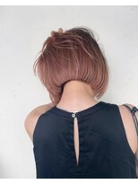 ヘアースタジオゼン アドバンス(hair studio Zen advance) 中までラインが綺麗な切りっぱなしボブ