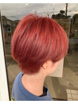 リラシー ヘアーアンドビューティー 龍ケ崎店(RELASY hair&beauty) 【韓国風レッドオレンジカラー】
