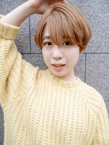 シュシュ(shushu)&nbsp;前髪ありショートマッシュ/オレンジベージュ【有海一生】