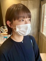 ペアツリー(Pear tree)&nbsp;大人可愛い　ミニボブ×ワイドバンク