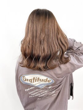 オル(Olu) 【MASAYA】ミルクティーベージュ×ミディアムヘア