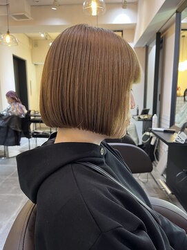 サロンドミルク 溝の口店(salon de MiLK) 20代30代40代/ボブ/ミニボブ/ベージュカラー［溝の口］