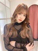 ランド 原宿表参道(LAND)&nbsp;髪質改善/ヘルシースタイル/ふんわりカール/ショコラアッシュ