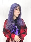 パープル×ロングレイヤー