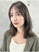 鎖骨ミディアム/くびれヘア20代30代