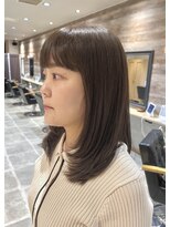 トッカ 札幌(tocca) 【藤田】ラベンダーブラウン/顔周りレイヤー/内巻きワンカール