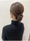 【ヘアセット】大人シニヨン スタイル