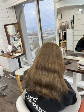 クラン ヘアーアンドスタジオ(CLAN hair & studio) ベージュカラー