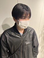 アイズ 海老名(AIZU)&nbsp;シースルーマッシュ バング マッシュショート ダウンパーマ