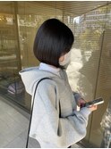 切りっぱなしボブ/髪質改善/縮毛矯正/白髪ぼかし/白髪染め
