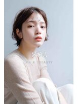 ソア(SOA)&nbsp;オリジナル似合わせカット、トリートメント、透明感カラー