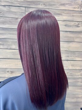 レガロヘアアトリエ(REGALO hair atelier) ワインレッド/ロング【水戸/茨城】