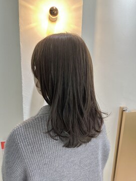 ジーナ 天王寺(Zina) 【透け感の出るカラー/山内】ワンカールでかわいいローレイヤー