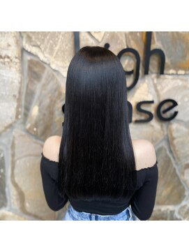 ナチュラルハイセンス 本店(natural high sense) 黒髪ロング×髪質改善トリートメント 町屋/似合わせカット