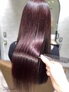 ジル アンク(Jill ankh) 《Jillankh 姫路駅前》レッドブラウン ダブルカラー 髪質改善