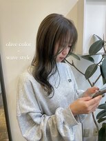 ヘアーアイスカルテット(HAIR ICI QUARTET) 大人美人艶カラーグレージュ小顔カット透明感レイヤーロング