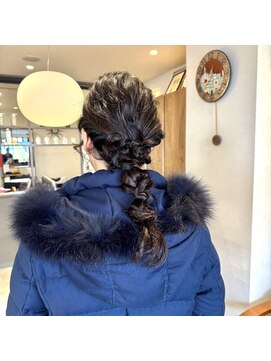 アルマヘアー(Alma hair by murasaki) ◎お呼ばれ♪編みおろしヘア◎