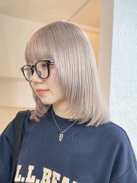 ミーム 原宿 表参道(meme) ◎ブロンドヘアダブルカラーハイトーンカラーケアブリーチ#原宿