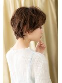レトロガーリー前髪パーマ小顔ふわふわボブTb9川口20代30代40代