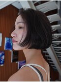 ボブ／レイヤー/透明感カラー/beautrium鎌倉小町　比嘉