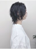 ＊ウルフパーマショートウルフカットミディアムパーマボブパーマ