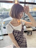 レイヤーボブ＋ミルクティーカラーLANIAKEA【ラニアケア】