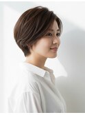 【30代40代50代】大人ひし形ショートボブ
