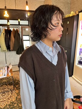 【札幌白石】セミウルフ/ウルフパーマ/レイヤースタイル