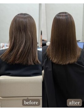 シンズ 銀座(sins) 硬く広がる髪を柔らかい質感に[30代40代50代60代]