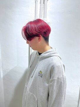 ミュー(Mu) メンズ　ブリーチ　カラー