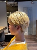 お客様スタイルブロンドジェントルショート
