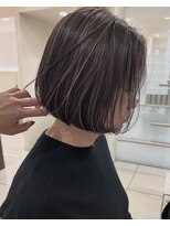 Toki. 髪質改善特化サロン-shiki- 戸塚 細めボブ白髪ぼかしハイライト/髪質改善