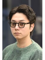 にもう ニュアンスパーマ/メンズ/シチサンパート/毛流れ