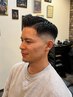 【初回限定|人気No.1】メンズカット+シェービング+眉カット|フェード可