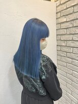 シック 大宮西口(CHIC) 色落ちまでカワイイブリーチ/ブルーグレー