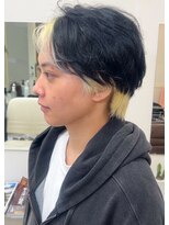 ヘアーサロンアンク(hair salon anc)&nbsp;2トーンデザインカラー（ブリーチ２回）