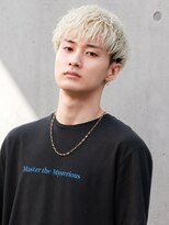 ユイマァルスロウ 岡山(YUIMARLSLOW) 岡山メンズサロン20代30代40代ブリーチミルクティーブロンド